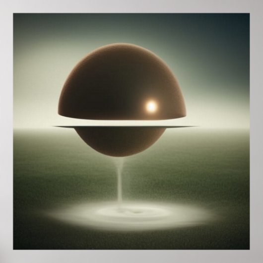 超現実美術抽象芸術サイ違うズ ポスター (正面)