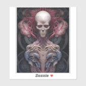 超現実解剖学ホラーSci-Fiアート シール (シート)