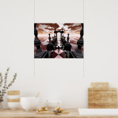 超現実金ゴールド ポスター (キッチン)