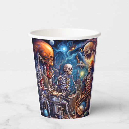 超現実骨格II 紙コップ (裏面)