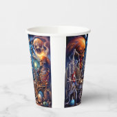 超現実骨格II 紙コップ (左)