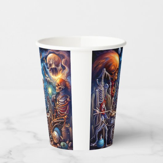 超現実骨格II 紙コップ (左)