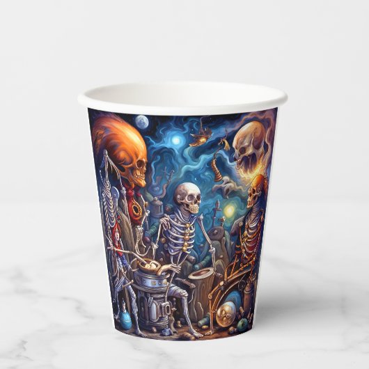 超現実骨格II 紙コップ (正面)