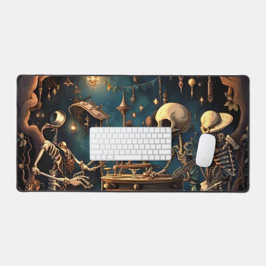 超現実骨格III デスクマット (キーボード&マウス)
