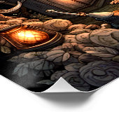 超現実骨格III ポスター (コーナー)