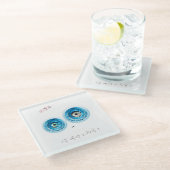 超知能かわいいエルフィン ガラスコースター (アングル)