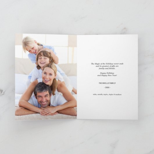 超素晴らしい不思議すてき的な幸せなおもしろい シーズンカード (内部)