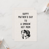 超絶セクシーなママ？この母の日カードは彼女のために カード (正面/裏面インサイチュ)