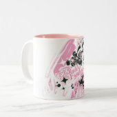 超美女 ツートーンマグカップ (正面左)