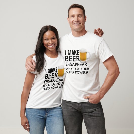 超能力ビール ユーモア名言Tシャツ - 面白いビール Tシャツ (ユニセックス)