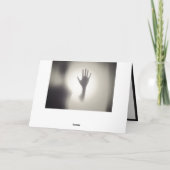 超自然な不気味な影のゴーストハンド カード (裏面)