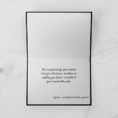 超自然な不気味な影のゴーストハンド カード (内部)