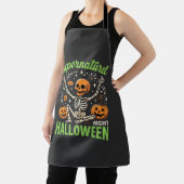 超自然のスケルトン・ハロウィンベクターデザイン_1 エプロン (インサイチュ)