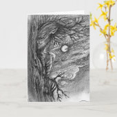 超自然の木の生物カード カード (黄色い花)