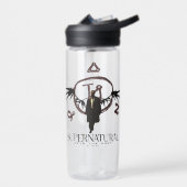 超自然カスティエルイラストレーション ウォーターボトル (左面)