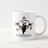 超自然カスティエルイラストレーション ジャンボコーヒーマグカップ (右)