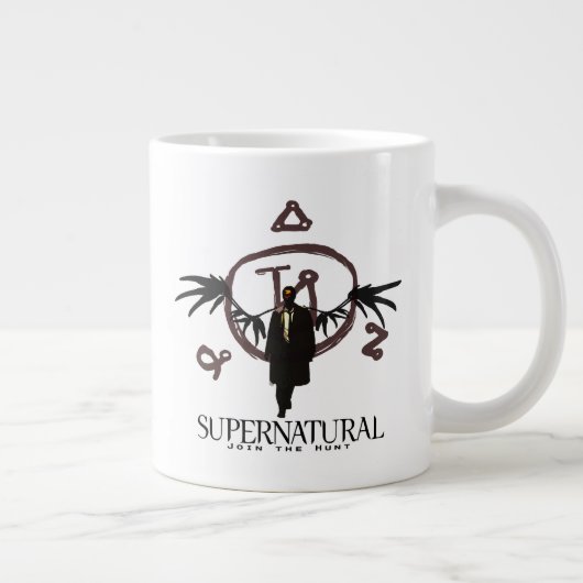 超自然カスティエルイラストレーション ジャンボコーヒーマグカップ (右)