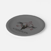 超自然カスティエルイラストレーション ペーパープレート (アングル)