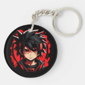 超自然ギア: Anime Boy キーホルダー (裏面)