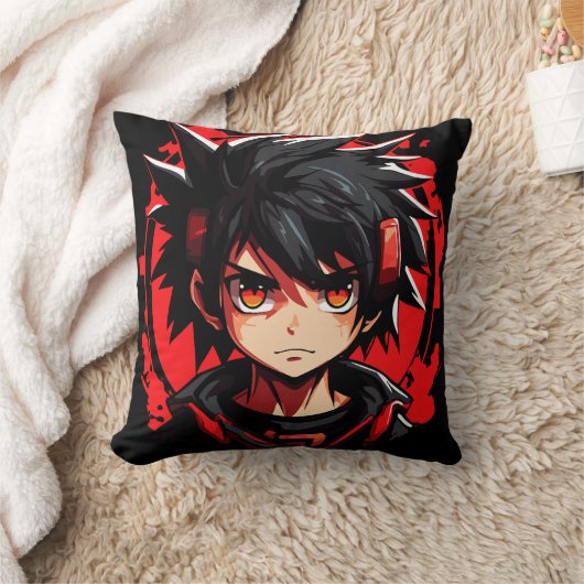 超自然ギア: Anime Boy クッション (ブランケット)