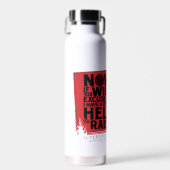 超自然クラウリー引用文図 ウォーターボトル (正面)