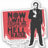 超自然クラウリー引用文図 シール (正面)