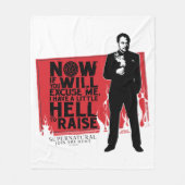 超自然クラウリー引用文図 フリースブランケット (正面)