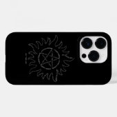 超自然タイポグラフィペンタグラム Case-Mate iPhoneケース (裏面 (横))