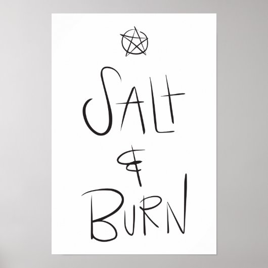 超自然タイポグラフィ ポスター (正面)