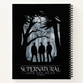超自然林シルエットグラフィック ノートブック (裏面)