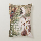 超自然猫 アクセントクッション (正面(垂直))