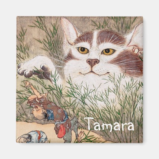 超自然猫 マグネット (正面)