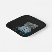 超自然的なウィンチェスターブラザーズ森林グラフィック ペーパープレート (傾斜あり)