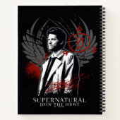 超自然的なカスティエルグラフィティグラフィック ノートブック (裏面)