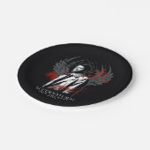 超自然的なカスティエルグラフィティグラフィック ペーパープレート (アングル)