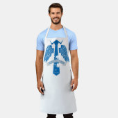 超自然的なキャスティエルタイ引用文グラフィック エプロン (着用した状態)