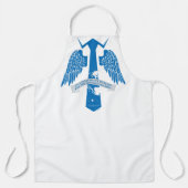 超自然的なキャスティエルタイ引用文グラフィック エプロン (正面)