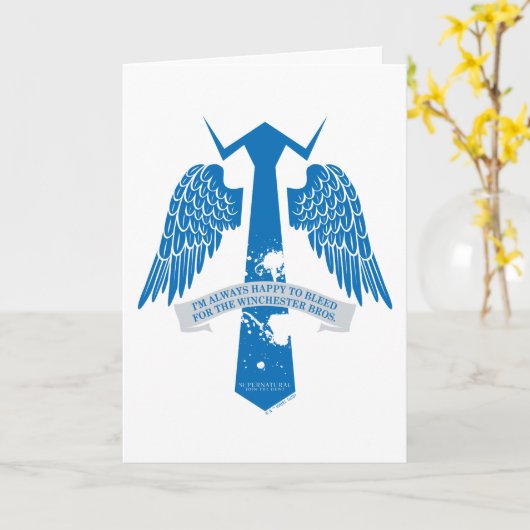 超自然的なキャスティエルタイ引用文グラフィック カード (黄色い花)