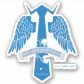 超自然的なキャスティエルタイ引用文グラフィック シール (正面)