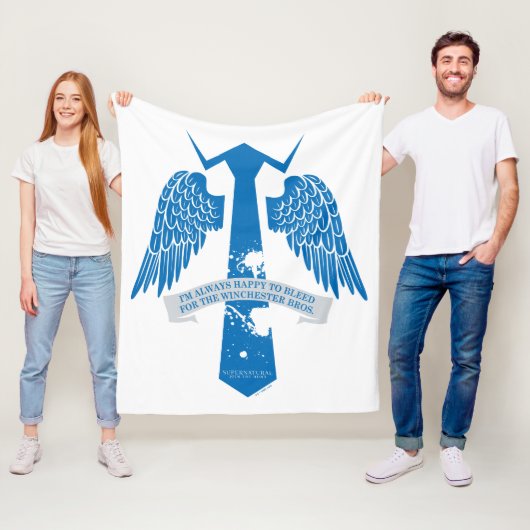 超自然的なキャスティエルタイ引用文グラフィック フリースブランケット (インサイチュ)