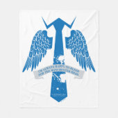 超自然的なキャスティエルタイ引用文グラフィック フリースブランケット (正面)