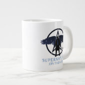 超自然的なキャスティエル落下スターグラフィック ジャンボコーヒーマグカップ (正面右)