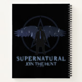 超自然的なキャスティエル落下スターグラフィック ノートブック (裏面)