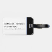 超自然的なキャスティエル落下スターグラフィック ラゲッジタグ (裏面横)