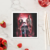 超自然的なクラウリー、ディーン、サム スタンダードカクテルナプキン (インサイチュ)