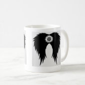 超自然的な翼のマグ コーヒーマグカップ (正面右)