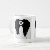 超自然的な翼のマグ コーヒーマグカップ (正面左)