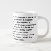 超自然的な魔除けの大きいコーヒー・マグ ジャンボコーヒーマグカップ (右)