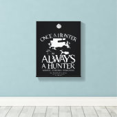 超自然的な「かつては狩人、常に狩人」 キャンバスプリント (インサイチュ (ウッドフロア))