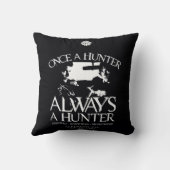 超自然的な「かつては狩人、常に狩人」 クッション (裏面)